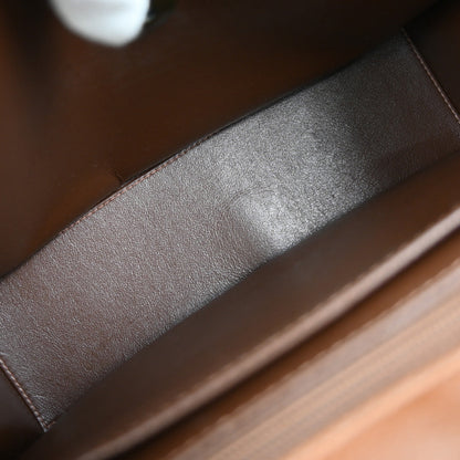 Chanel Brown Calfskin Shoulder Bag