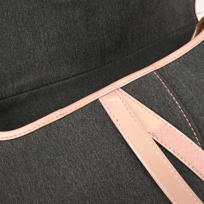 Christian Dior Navy Pink Denim Saddle Handbag