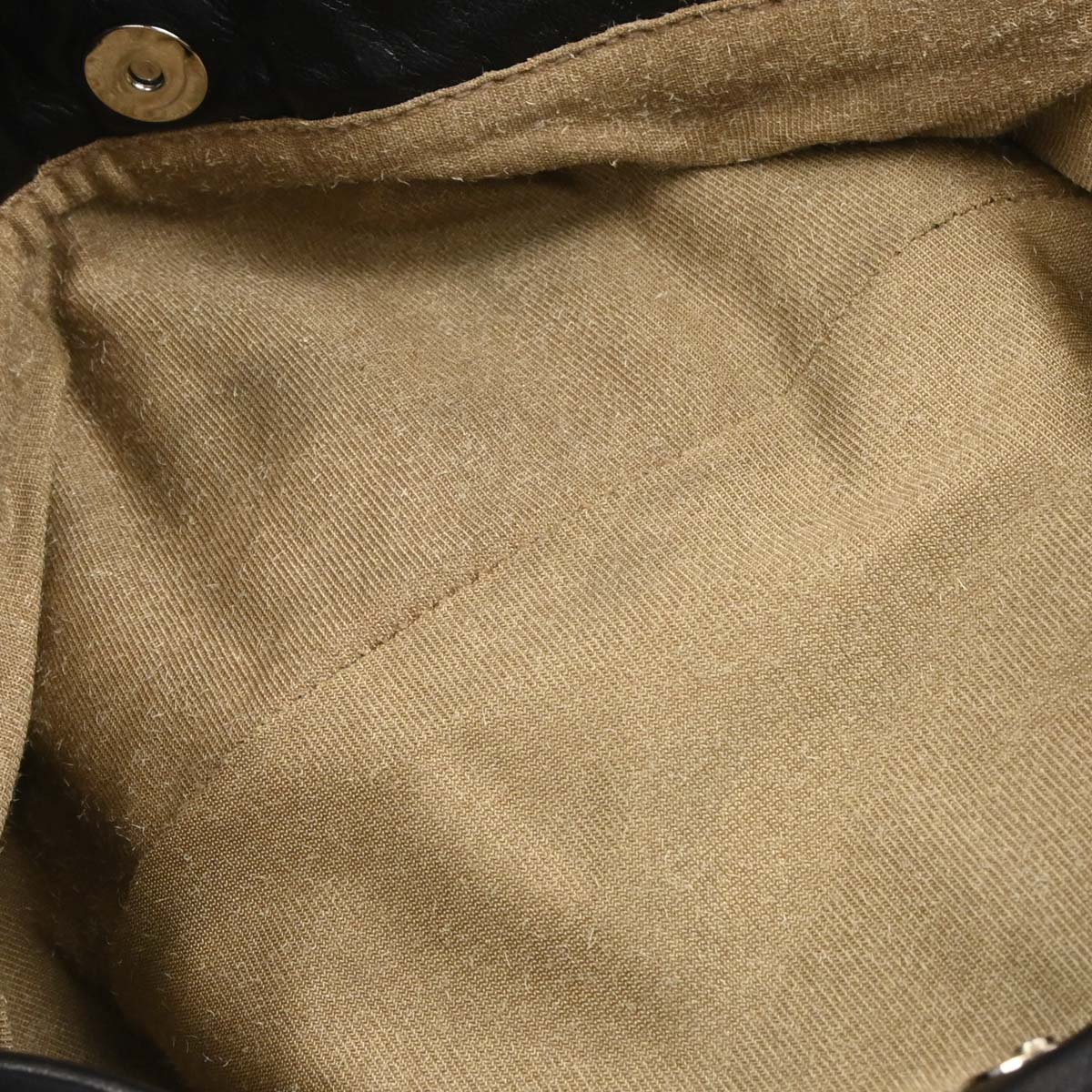 Prada Black Leather Studded Handbag