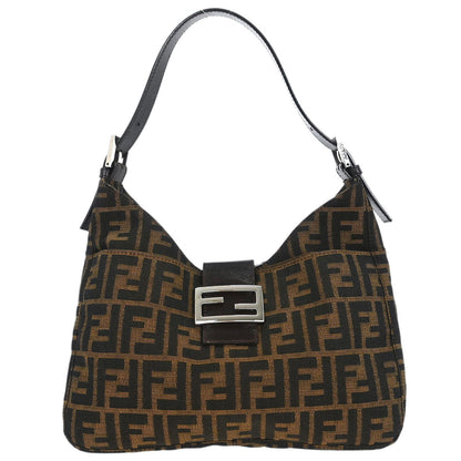 Fendi Brown Canvas Zucca Handbag