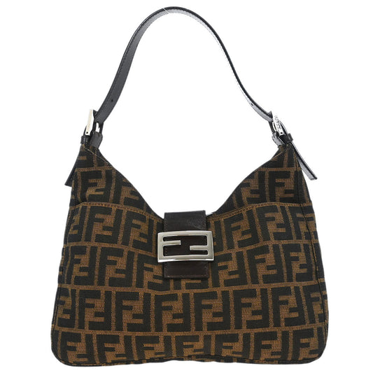 Fendi Brown Canvas Zucca Handbag