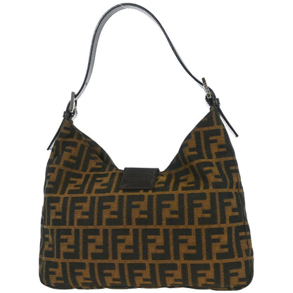 Fendi Brown Canvas Zucca Handbag