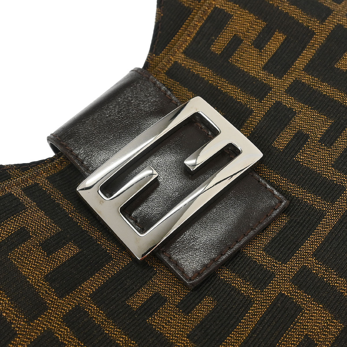 Fendi Brown Canvas Zucca Handbag