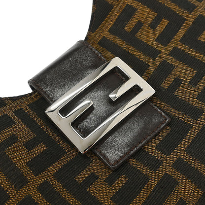Fendi Brown Canvas Zucca Handbag