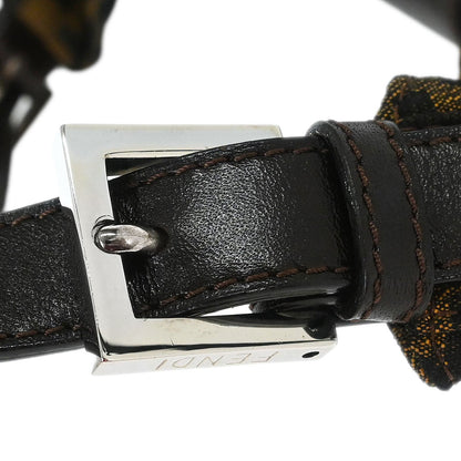 Fendi Brown Canvas Zucca Handbag