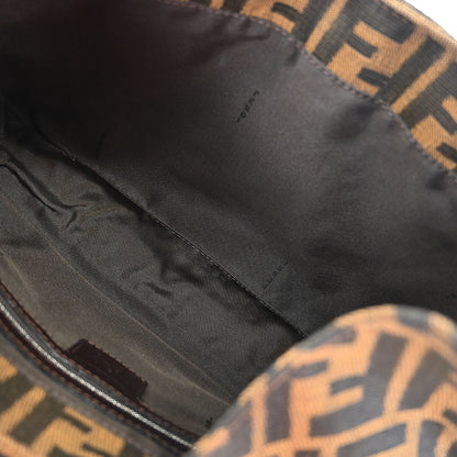 Fendi Brown Canvas Zucca Handbag