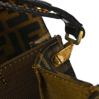 Fendi Brown Canvas Zucca Handbag