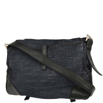 Prada Navy Denim Shoulder Bag