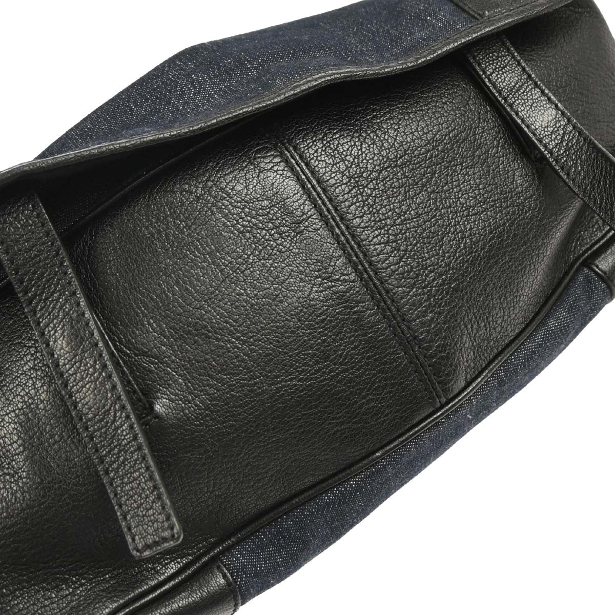 Prada Navy Denim Shoulder Bag