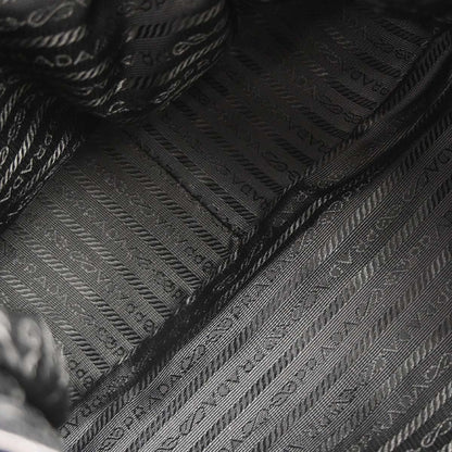 Prada Navy Denim Shoulder Bag