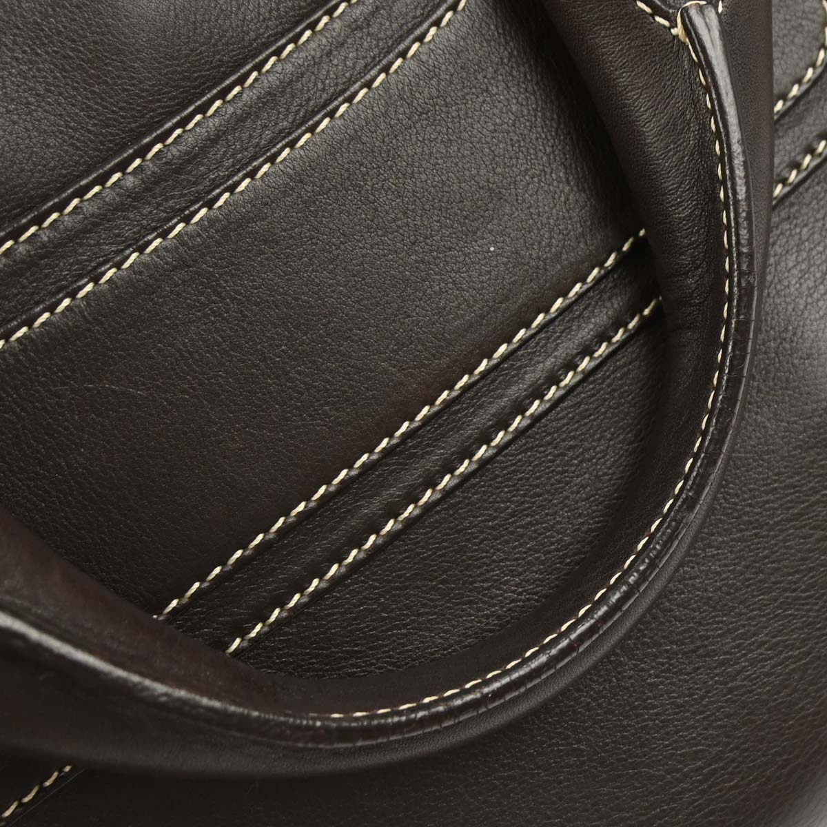 Celine Brown Leather Boogie Bag Handbag