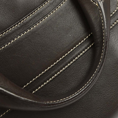 Celine Brown Leather Boogie Bag Handbag