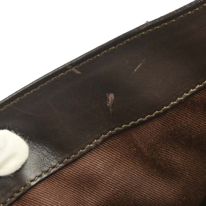 Celine Brown Leather Boogie Bag Handbag