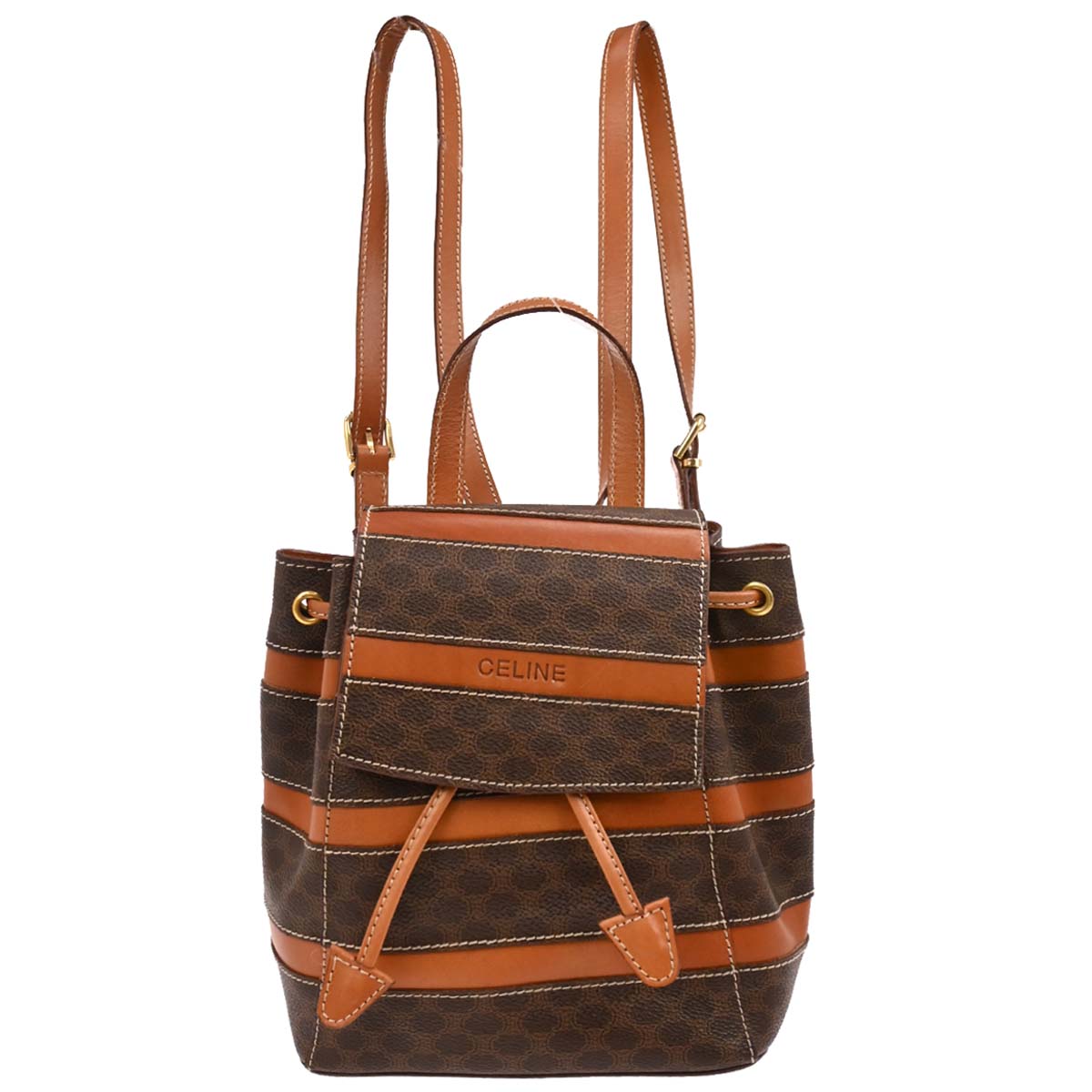 Celine Brown Macadam Backpack