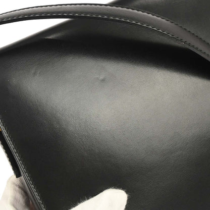 Celine Black Leather Shoulder Bag