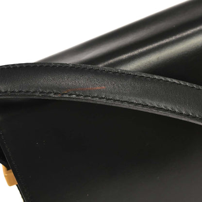 Celine Black Leather Shoulder Bag