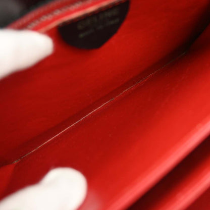 Celine Black Leather Shoulder Bag