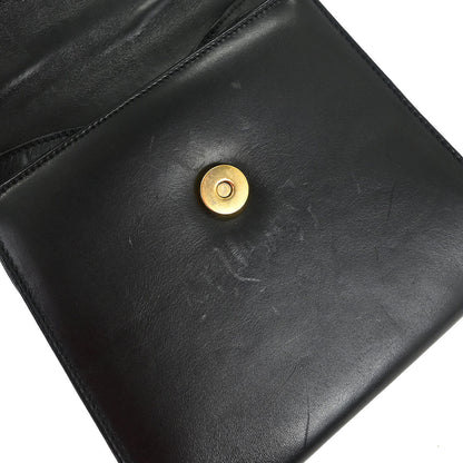 Salvatore Ferragamo Black Leather Vara Bow 2way Shoulder Handbag