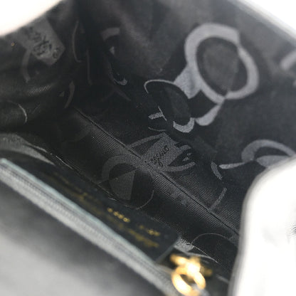 Salvatore Ferragamo Black Leather Vara Bow 2way Shoulder Handbag