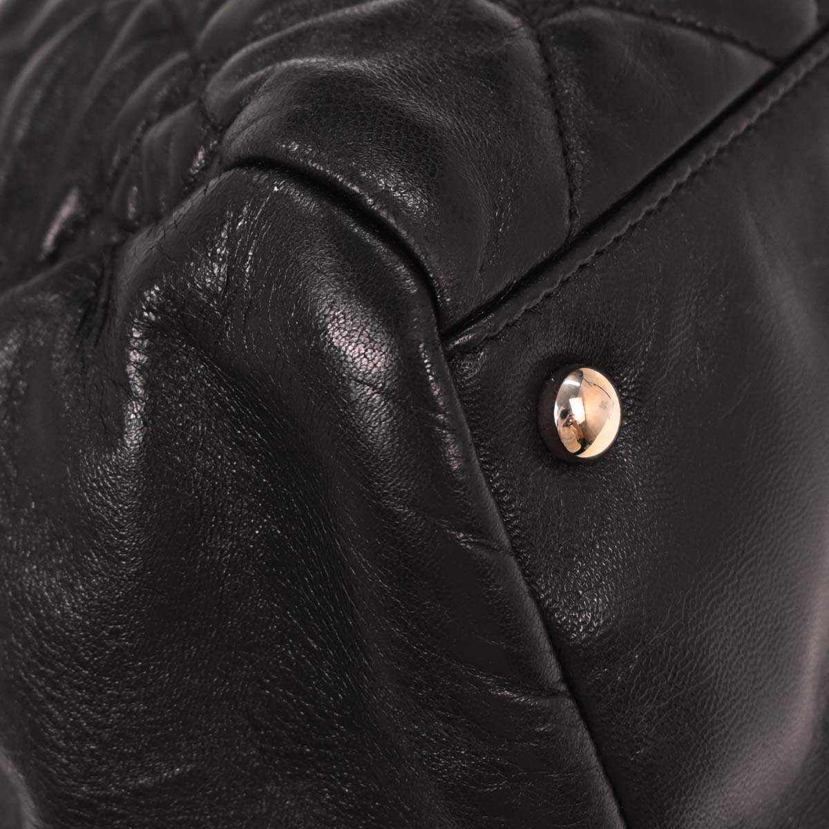 Chanel Black Lambskin Tote Handbag