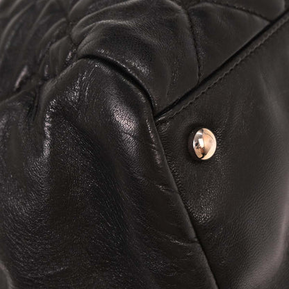 Chanel Black Lambskin Tote Handbag