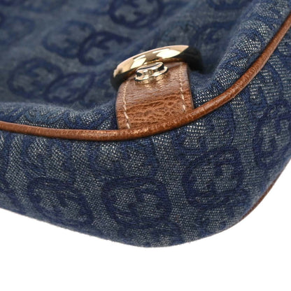 Gucci Blue Denim GG Abbey D Ring Handbag