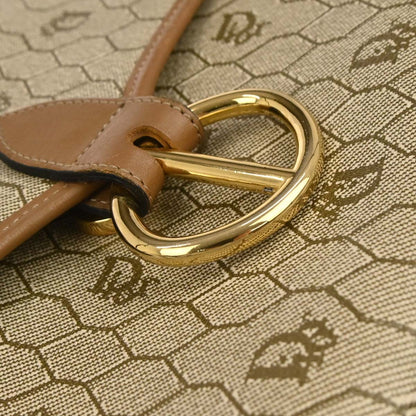 Christian Dior Beige PVC Honeycomb Shoulder Bag