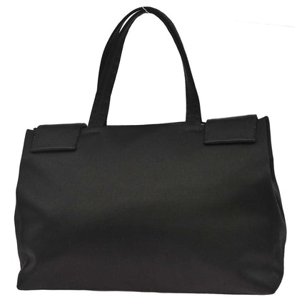 Prada Black Satin Tote Handbag