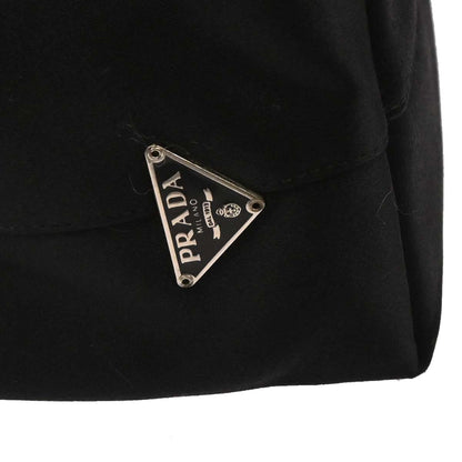 Prada Black Satin Tote Handbag