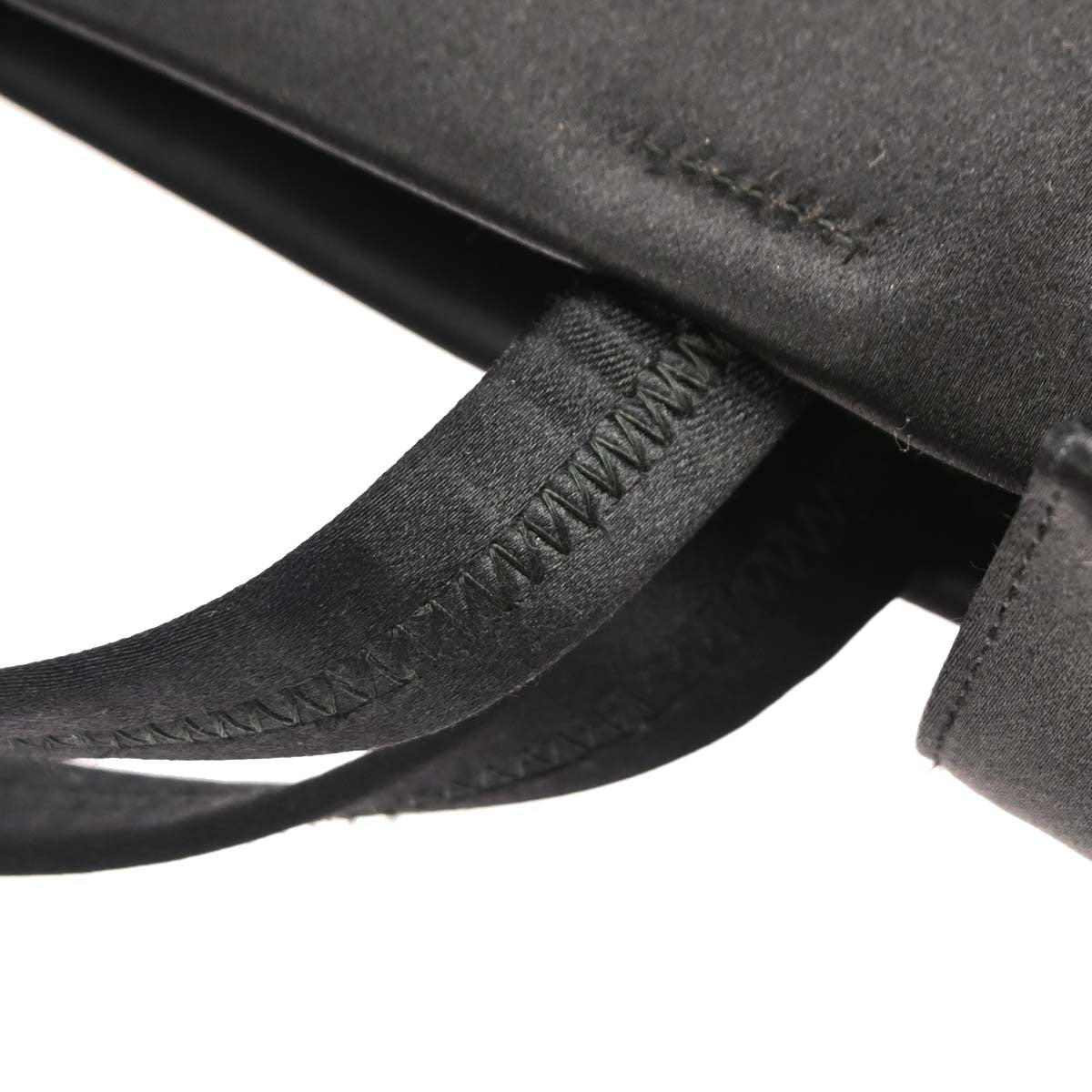 Prada Black Satin Tote Handbag