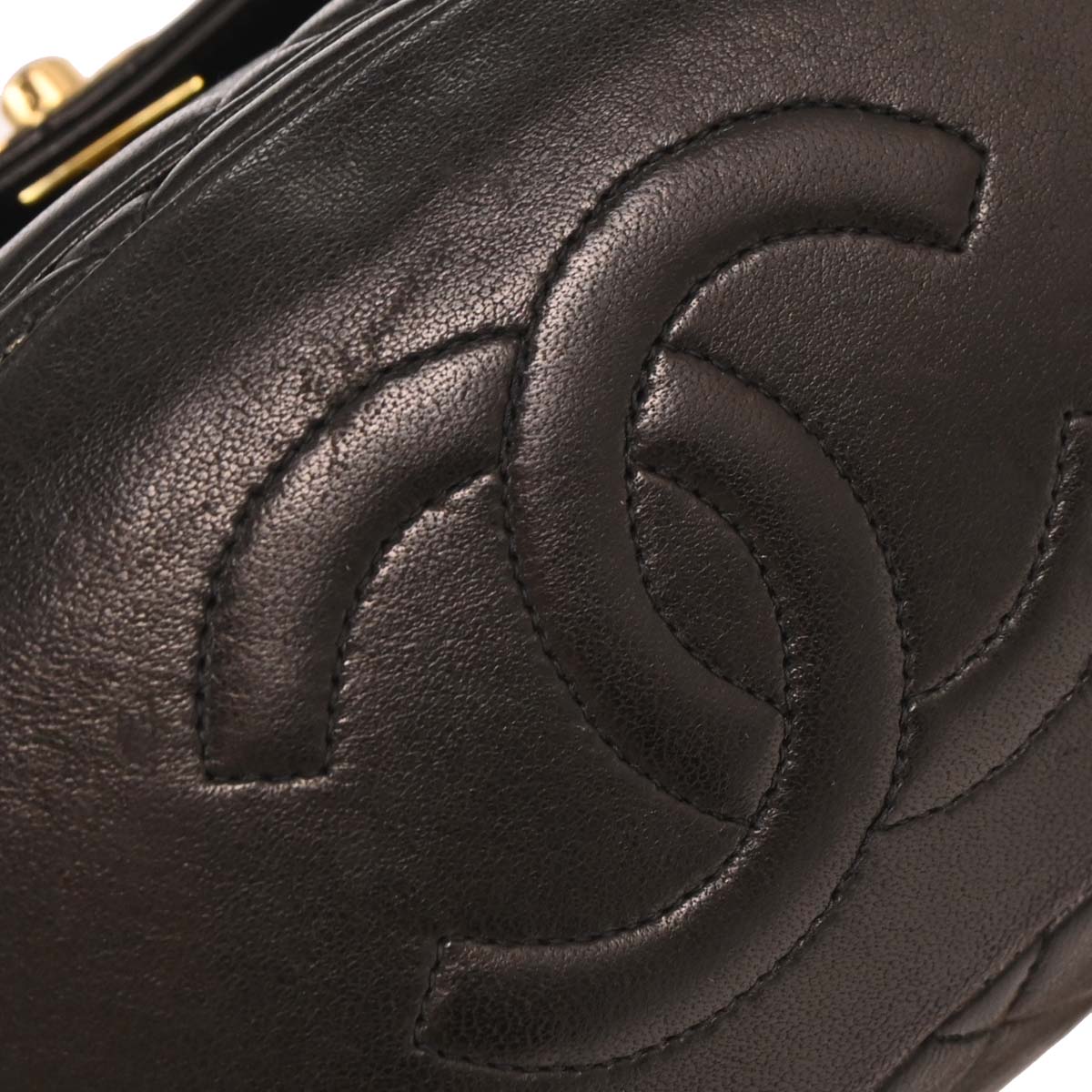 Chanel Black Lambskin Large Duma Backpack