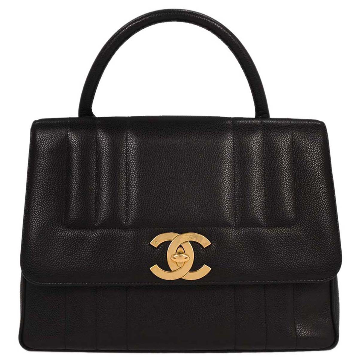 Chanel Black Caviar Mademoiselle Handbag