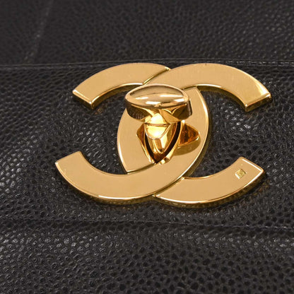 Chanel Black Caviar Mademoiselle Handbag