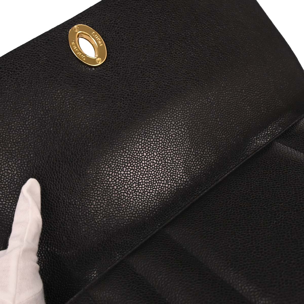 Chanel Black Caviar Mademoiselle Handbag