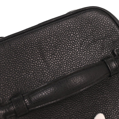 Chanel Black Caviar Timeless Vanity Handbag
