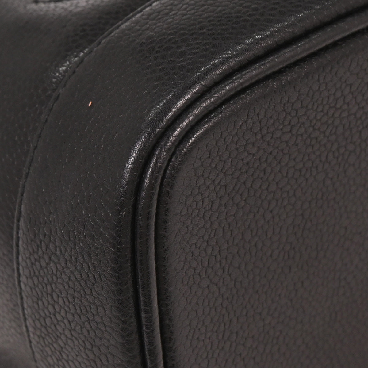 Chanel Black Caviar Timeless Vanity Handbag