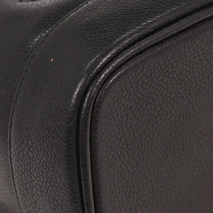 Chanel Black Caviar Timeless Vanity Handbag