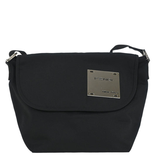 Fendi Black Nylon Shoulder Bag