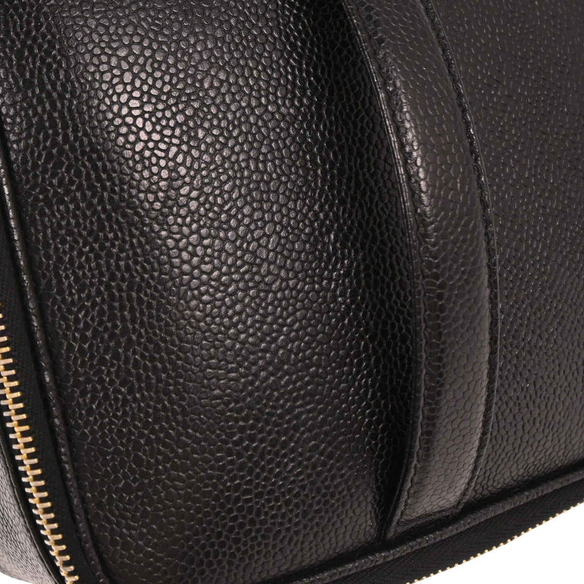 Chanel Black Caviar Vanity Handbag