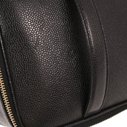 Chanel Black Caviar Vanity Handbag