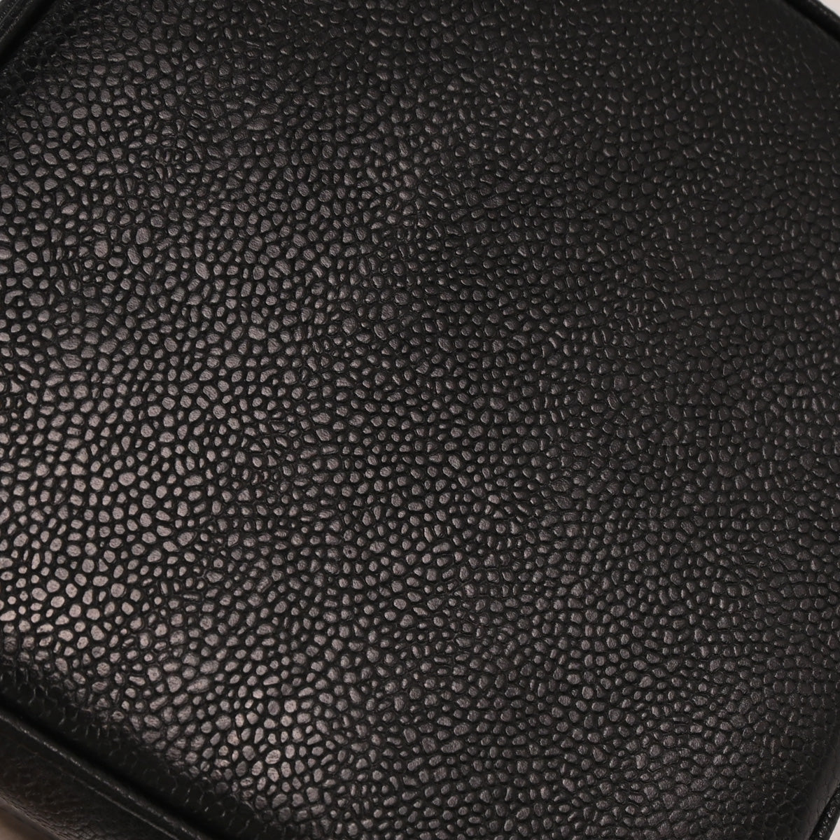 Chanel Black Caviar Vanity Handbag