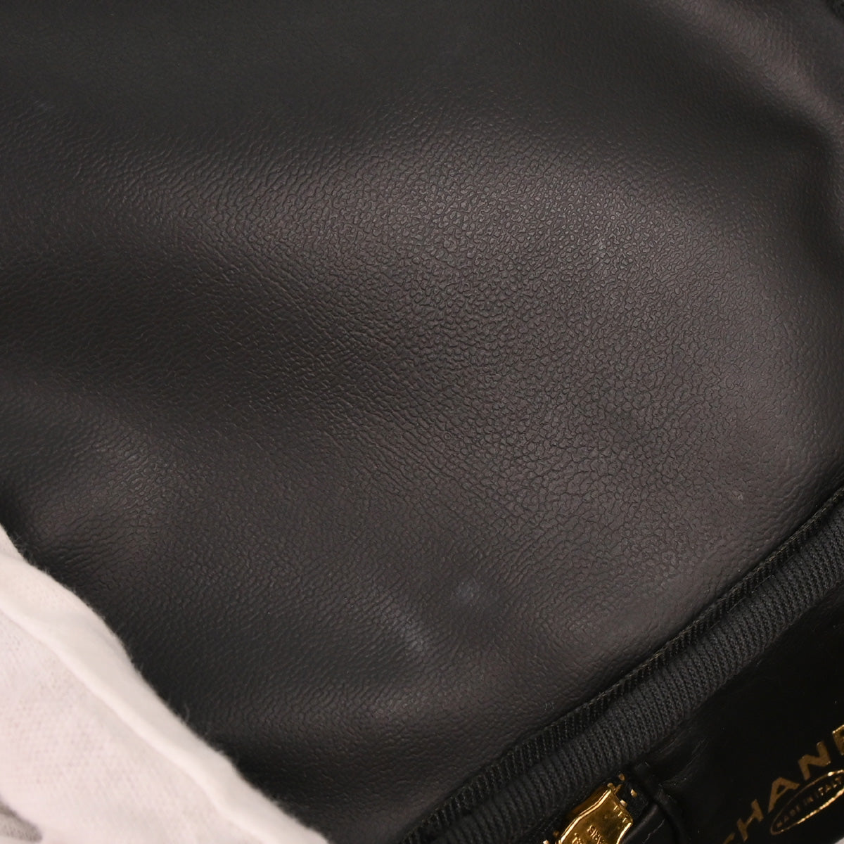 Chanel Black Caviar Vanity Handbag