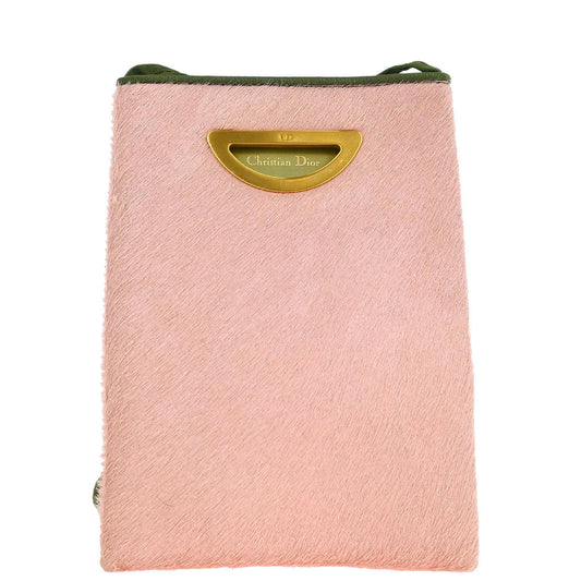 Christian Dior * Pink Pony Hair Shoulder Bag