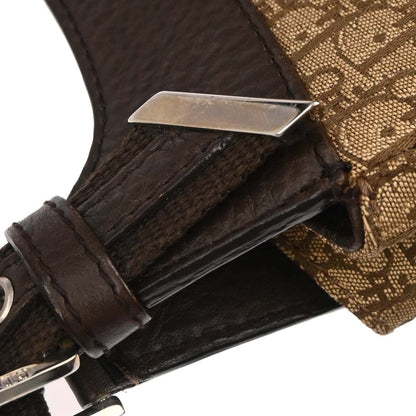 Christian Dior Brown Beige Street Chic Trotter Handbag