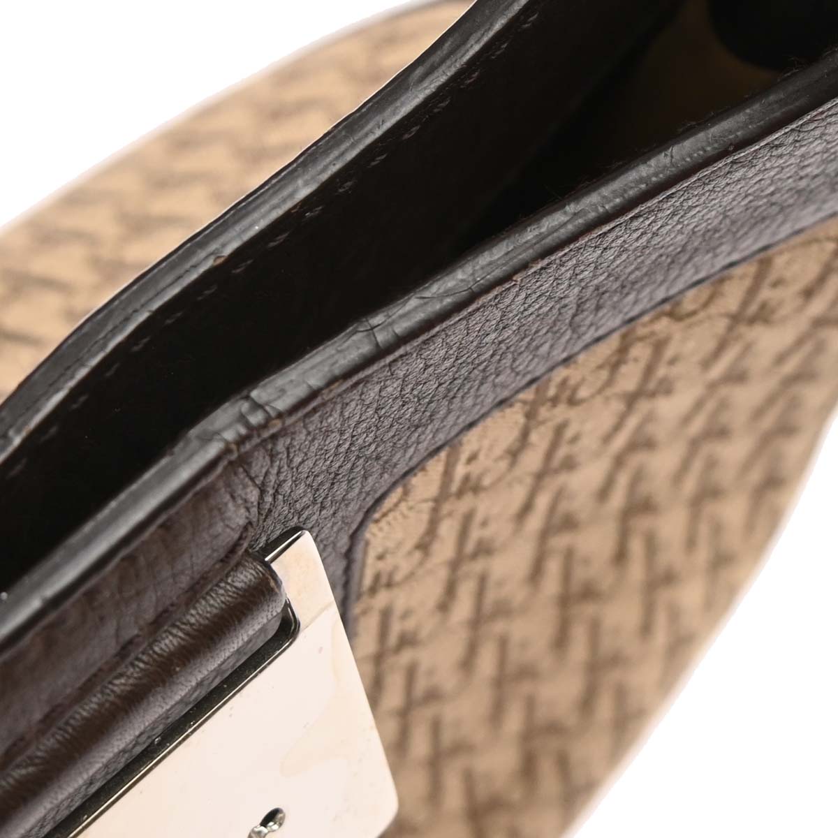 Christian Dior Brown Beige Street Chic Trotter Handbag