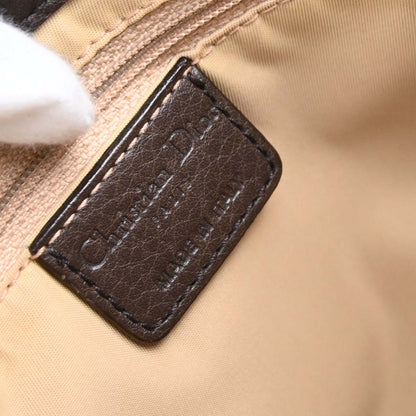 Christian Dior Brown Beige Street Chic Trotter Handbag