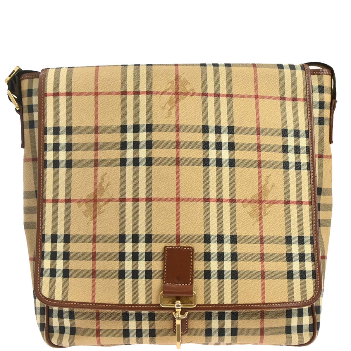 Burberry Beige House Check Shoulder Bag
