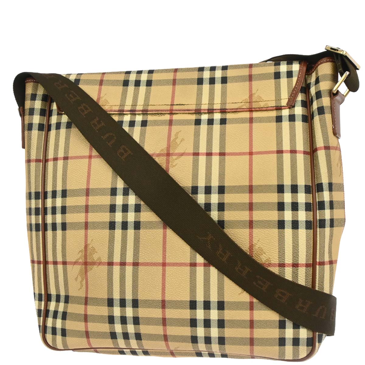 Burberry Beige House Check Shoulder Bag