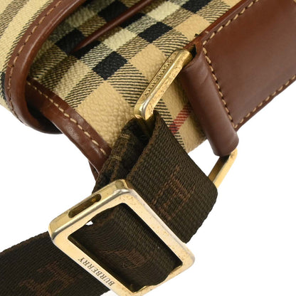 Burberry Beige House Check Shoulder Bag