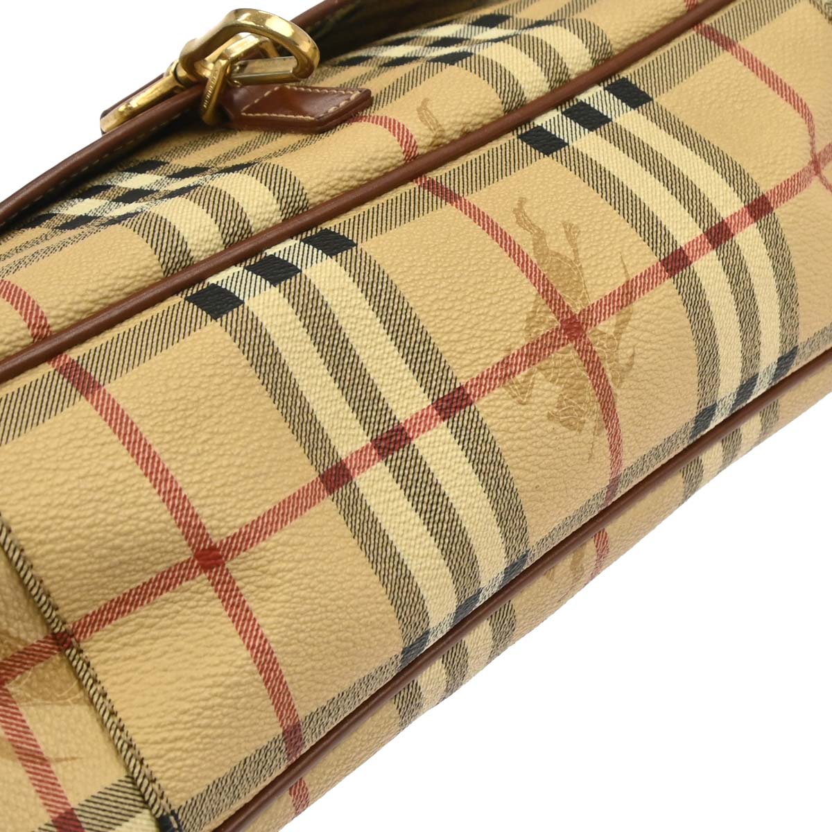 Burberry Beige House Check Shoulder Bag